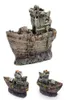 Décorations Fish Tank Mini Ship Ship Resin Boat Modèle Aquarium Aménagement paysager Decoration4421156