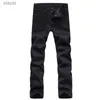 Jeans masculin jeans pour hommes plus taille 38 40 Slim Skinny Stretch Stretch Straight Classic Version de simple pantalon denim noir