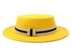 Wide Brim Hats Vintage Pork Pie Hat Men Wool Felt Fedora Black Mans Jazz Ribbon Trilby Panama Gangsters Caps Gentlemen4054563