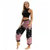 Frauenhose Frauen Mode lässig gedruckt lose böhmische Strandurlaubs Bloomer Tasche Sonnencreme Thai Yoga Sport Pant