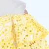 412 XL 2024 Milan Runway Dress Spring Summer Summer Sleeseless Amarelo Branco Azul Vestidos femininos Moda de alta qualidade Boka