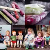 200pcs Ice Popsicle Moules sacs Dispost Candy Tube Ziplock BPA BPA Free Freeze Yogourt Sticks Juice Pops Pouche avec un entonnoir 240429