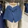 Femmes designer Vêtements Classic Denim Shorts Femmes Summer Blue Washed Cotton Denim Shorts élastiques et Shorts décontractés en denim en vrac pour femmes