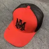 Amirir Hat Designer Cap Baseball Fashion Embroidery Men for Autdoor Casuare Casquette Luxury Amirir Letter Summer Trucker Hat Women White Black Brown Caps 2878