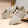 Casual schoenen heren slip op oxfords ademende lederen flats formele Britse stijl jurk mode luxe low top sneakers