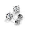 Jovovasmile 0.5ct 1CT 100％925 Sterling Silver Brillant Round Cut D VVS1 Moissanite Stud earrings for women men