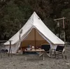 Tende e rifugi tende yurta Netflix Cotton Cotton Camping Luxury Campsite Doppio piano