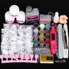 Kit per unghie acrilico set professionale scintillio in polvere estensione per unghie set manicure set per chiodo per chiodo per chiodo per unghie kit 240426