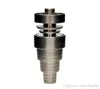 Top quality 6 in 1 Adjustable domeless GR2 dab nail Titanium nails Male Female for s glass bong in stock4378878