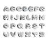 8mm 1300pcslot AZ One rhinestone Slide letter DIY charms Alphabet Accessories fit for 8MM phone strips keychains7351945