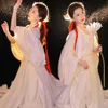 Abbigliamento etnico Eleganti vestiti antichi cinesi Wei Jin Female Hanfu God Girl Costume Costume in stile cinese Abbigliamento da donna