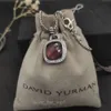 David Yurma mücevher kalp kolye tasarımcı kolye kadınlar için erkek çiftler Noel popüler retro David Yurma kolye sevgilisi hediye yüksek kaliteli mücevher 8439