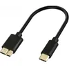 USB TYPE C 3.1 TO MICRO B 3.0 Câble pour Samsung Note 3 S5 2,5 pouces Disque dur Tablette Micro B Cable PC Câbles accessoires