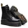 Boots Gold Bian Luxury Women's Black Ankle Pugehou Shoe Lace Combat Combat Platform Shoes Femmes à l'hiver