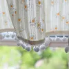 Tende floreali vintage tende floreali finestra di fattoria tasca corta per la cucina del soggiorno in camera da letto in