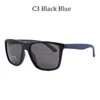 Lunettes de soleil de créateurs à la mode conduite carrée pour hommes polarisés Sunglasses Luxury Marque Best-Seller P