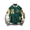 Men Women Vintage Bomber Jacket Boy Harajuku Varsity Baseball Jackets Korean Fashion College Uniform Oversized Y2K Street Coats 240428