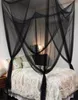 Zwart wit beddak muggen Net stof mesh insect onderdakd meisjes kamer prinses bed decor tentbescherming kinderen 6889007