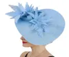 Kentucky Big Fascinators Hat Hairpin Lady For Wedding Hair Cocktail Church Hats Elegant Women Fedora Lady Fancy Flower Headwear6511382