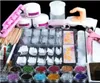 Akryl Nail Art Manicure Kit 12 Color Nail Glitter Powder Decoration Akryl Pen Brush False Finger Pump Nail Art Tools Kit Set3152903