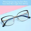 Occhiali da sole blu bloccanti occhiali da luce anti-blu telaio in metallo portatile telaio oculari rotondi ultraleggera da occhiali
