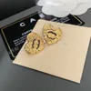 Designers Classic Retro Heart 18K Gold Plated Earrings Special Desedes for Charming Women High Quality Earrings Premium Gift Earring Box Birthday Party