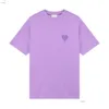 Tshirt Fashion Designer T-shirt Amis T-shirt Nouvelle couleur Amour Broidered Macaron Men's Women's's Femmes Coton Cotton Coton Colonnées Summer Lo s'est confortable 708