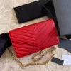 Cassandre Matelasse plånböcker av hög kvalitet lyxiga kvinnor plånbok mini purses crossbody designer väska kvinna handväska axelväskor designers kuvert handväskor 001