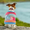 Hundekleidung Winter Cartoon Welpe Weste Kleidung warme Flanellkleidung für kleine Hunde Chihuahua Französisch Outfit Haustier Katze T -Shirt - Größe xxs