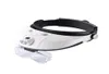 Headmounted Repair Magnifying Glasses HD Lens with 2LED Lights Reading Precise Eyeglasses Jewelry Loupe Appraisal Watch Tool303H2519894