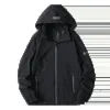 Springsummer Mens Top Size M6XL 7XL 8XL Outdoor Hooded Wading Jacket Slim Fit Parker Fashion 240428