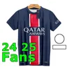 24 25 25 MAILLOT MBAPPE SOCCER Jerseys Kit 23/24 Wersja gracza Wersja Pre Maglia Paris Home Away Football Shirt Hakimi Fabian Vitinha O Dembele