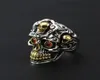 Anillos de cráneo gótico vintage Fashion Hip Hop Turkish Male Anillos punk Skeleton Steampunk Jewelry Gift9164374