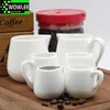 Europejskie naczynia kawy Ceramiczne Mleko Mleko Poopołudnie Kawiarnia barista narzędzia do kawy Pitcher Cup Cafeteira espumador de leche 240426