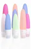 Förvaringslådor BIN SILIKONSHAMPO Duschgel Lotion Subtling Tube Squeeze Tool Travel -flaskor 3 Storlekar CandyColored Simple2832977