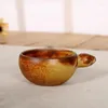 Xícaras pires criativas de porcelana de porcelana tigela de chá artesanal de cerâmica caneca de cerâmica caneca de chá da tarde 1pc