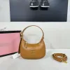 Zachte schapenleer hobo onderarm tas damesheren bovenste handgreep echte lederen klassieke pochette handtas tas luxe designer tote koppeling crossbody satchel tassen