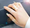 Bohemian Charms Midi Finger Band Ring Sets Vintage Tin Alloy Geoemtric Designer Jewelry For Women 6PCSSet Ring Fashion Access9435898