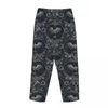 Morda de sono feminina Batch Batch Batch Bats Paijama calça Gótica Lounge Lounge Sleep Bottoms Stretch With Pockets