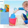 Песчаная игра вода веселье 8 ПК, детские игрушки, пляжные пески, копание, играя дети смешные лопаты на открытом воздухе D240429