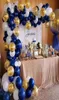 Party -Dekoration 102pcsset Navy Blue Gold Balloons Garland Erz Kit Geburtstagskind Babyparty Latex Konfetti Arche Ballon Lieferungen 8559027