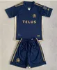 2024 Maglie da calcio Vancouver 24 25 White Cubas Blackmon Whitecaps Away Blue Men Kids Kits Full Kits Version Fal