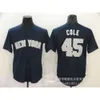 Jerseys Clothing Yankees Judge#99 Cole#45jeter#2 Stadium Blue Grey Embroidered Uniform