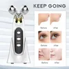 Face Micro Corrente EMS Roller Massageador Electric Lifting Beauty V-Type Face Massager Anti Aging Wrinkle Skin Care Instrument 240418