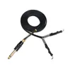 Professional Tattoo Clip Cord Silica Gel Cord for Power Supply 18m Length Black WY0086708847