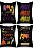 Pillow Case Halloween Ers 18X18 Set Of 4 Sanderson Sisters Hocus Pocus Decorations Fall Farmhouse Pillows Decorative Throw Cush Mj9917476