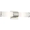 Livex 52122-35 Transitional Two Wall Sconce/Bath Light dalla collezione Weston con finitura nichel lucida - elegante ed elegante apparecchio di illuminazione per l'arredamento della casa.