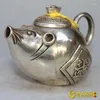 Dekoracyjne figurki zabytkowe ware sprawiły, że panowanie cesarza Qianlong Day Aving Golden Zodiac Szczur Copper Water Pot Wino