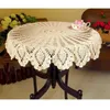 83cm Vintage Crocheted Tablecloth Handmade Crochet Coasters Cotton Lace Placemat Dinning table cloth Wedding Decoration 240428