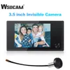 WSDCAM 3,5 -Zoll -Kamera Peephole Türklingel 120 -Grad -Tür -Zuschauer drahtlose Türklingel Smart Home Door Kamera mit Monitor Mirilla 240430